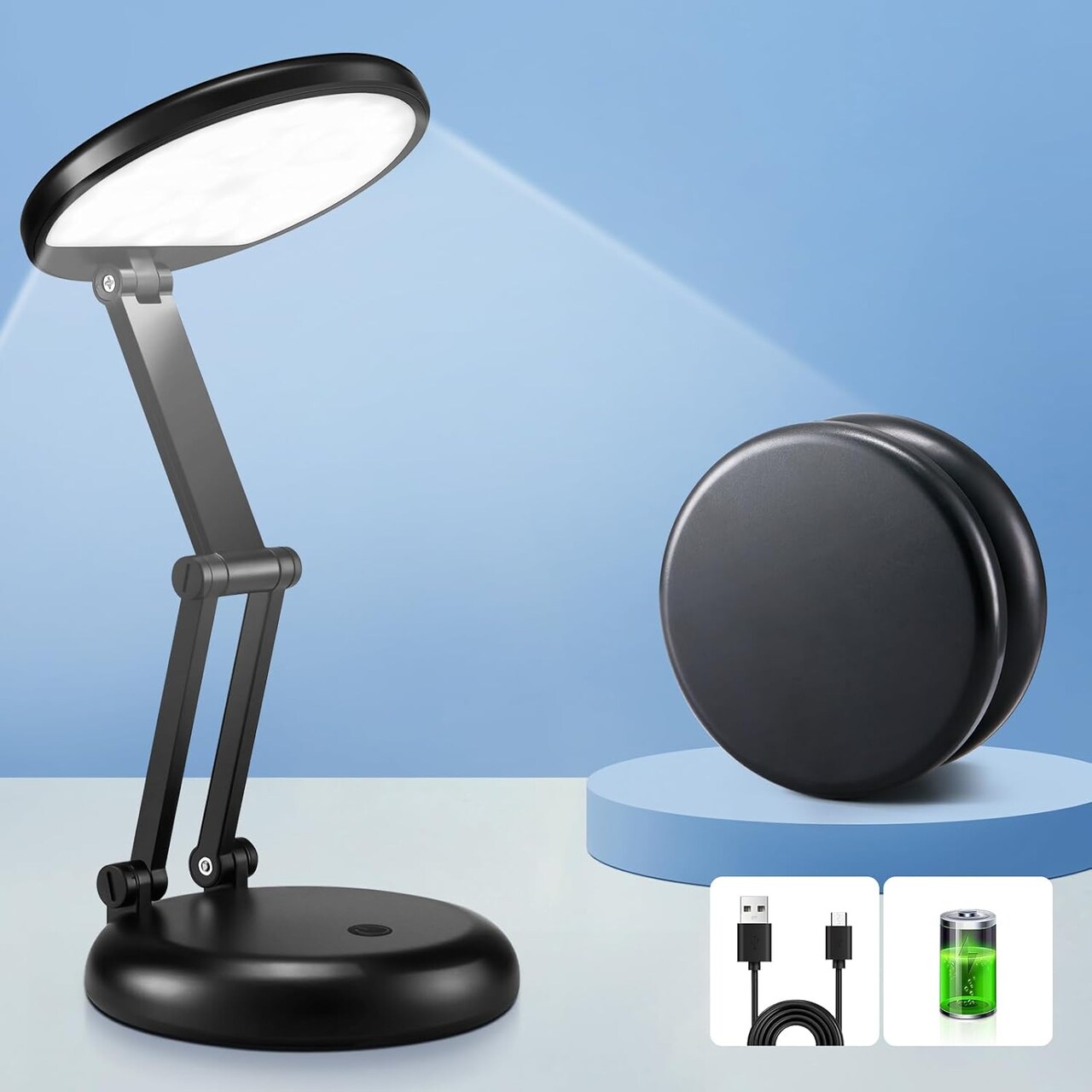 Cordless Lamps Rechargeable Table Lamp,3600mAh Battery Operated Lamp Battery Powered Lamp,10 Brightness Rechargeable Lamps Cordless Table Lamp,Battery Lamp Wireless Lamp Portable Light & Portable Lamp